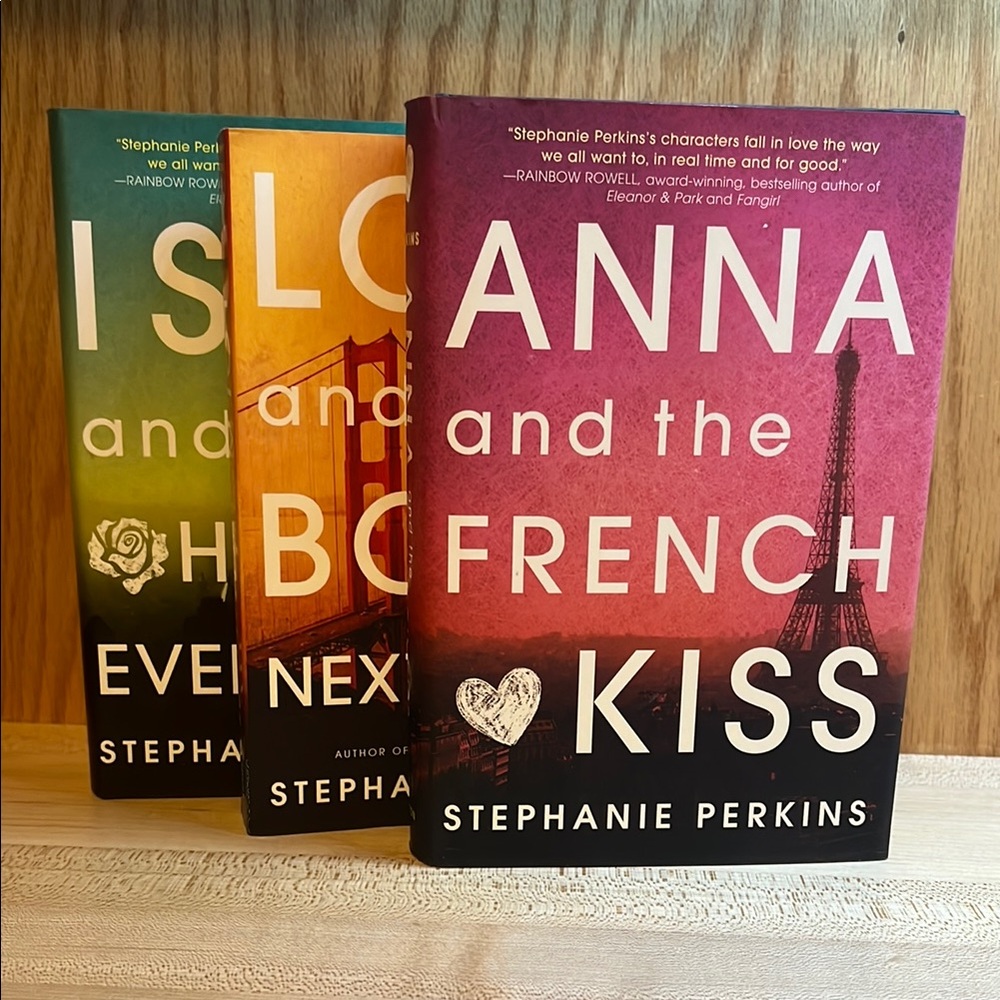 Anna and the French Kiss by Stephanie Perkins Series BUNDLE -- ya romance novel